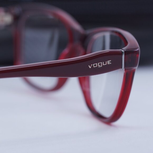 Vogue VO2908 2257 Square Eyeglasses Transparent Bordeaux 51mm - Picture 5 of 9